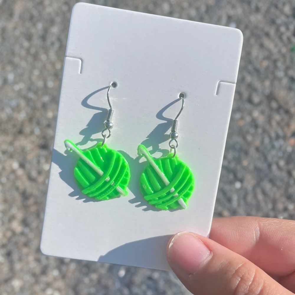 3D Printed Crochet Earrings