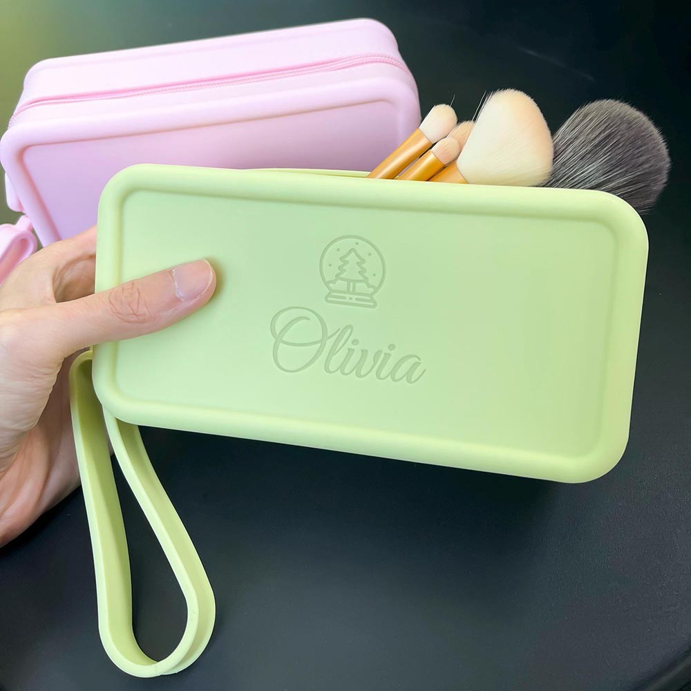 Personalized Multifunctional Silicone Waterproof Storage Case, Portable Travel Storage Bag, Cosmetic Organizer, Medical Alarm Bag, Digital Accessories Bag