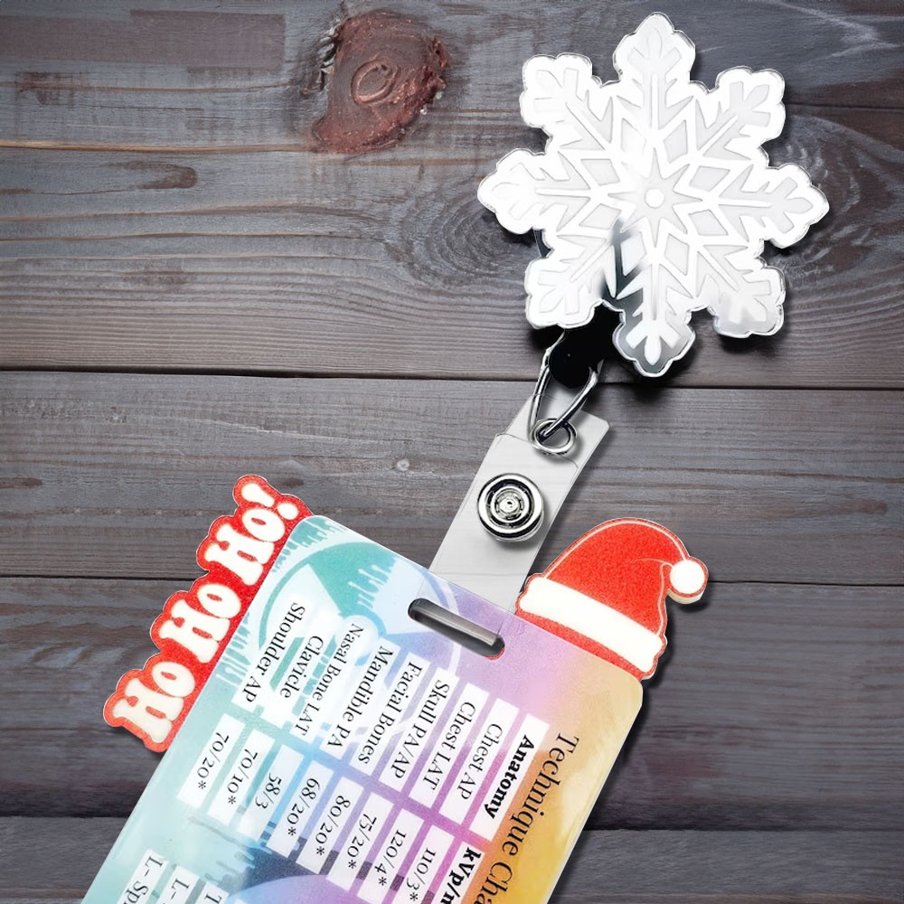 christmas badge reel