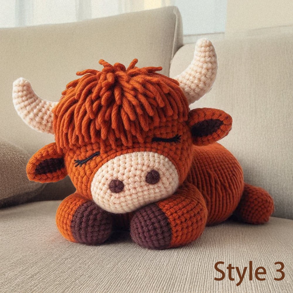 highland cow stuffed animal