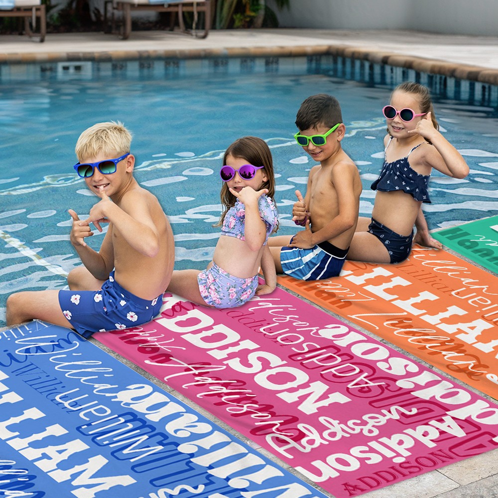 Multicolor beach towel