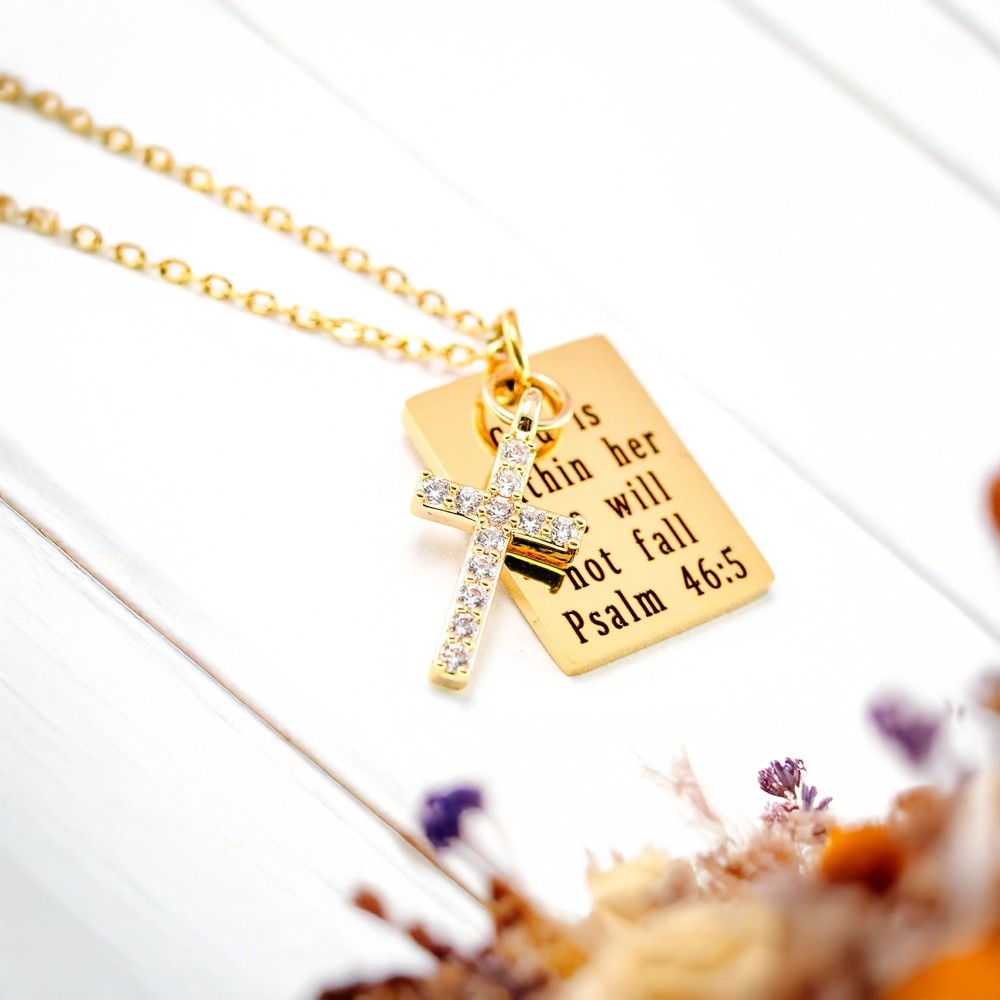 bible verse necklace