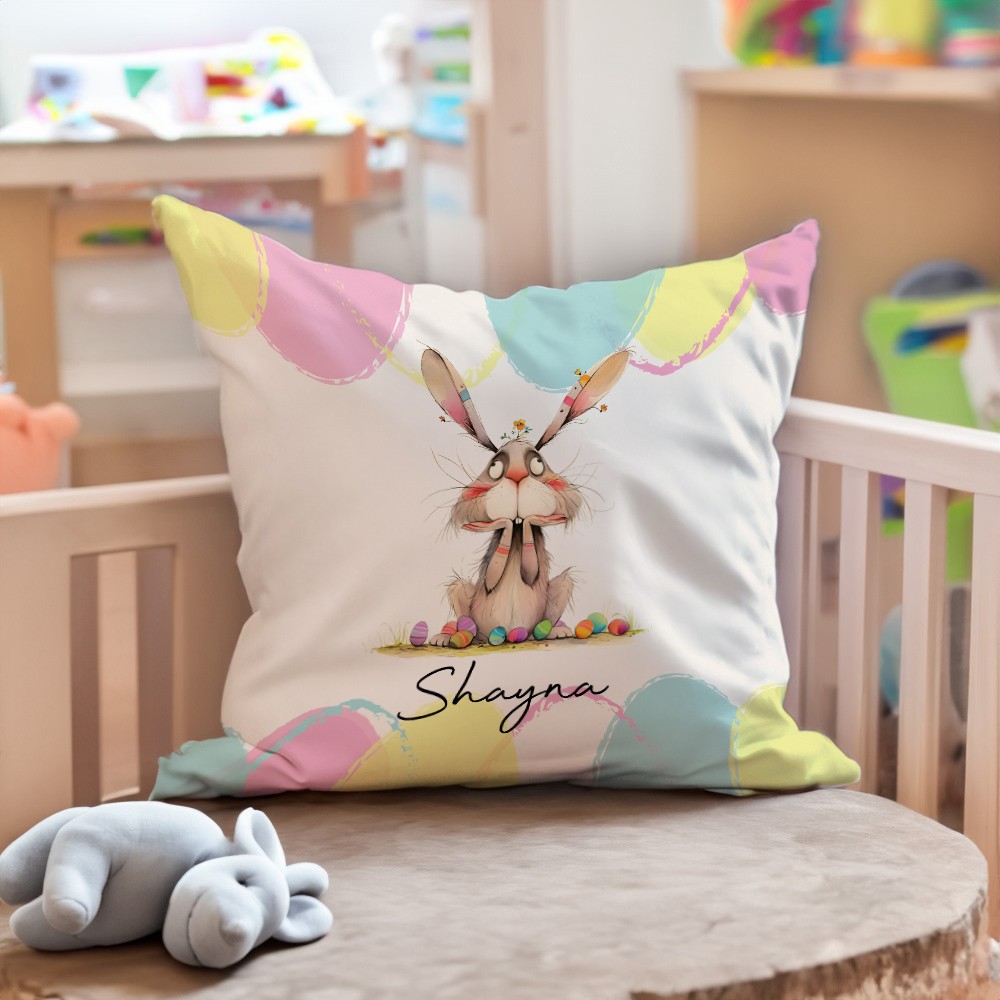 Easter Pillow with Name