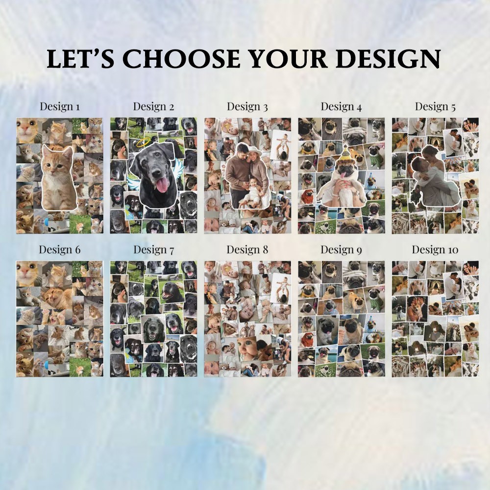 Custom Dog Photo Blanket