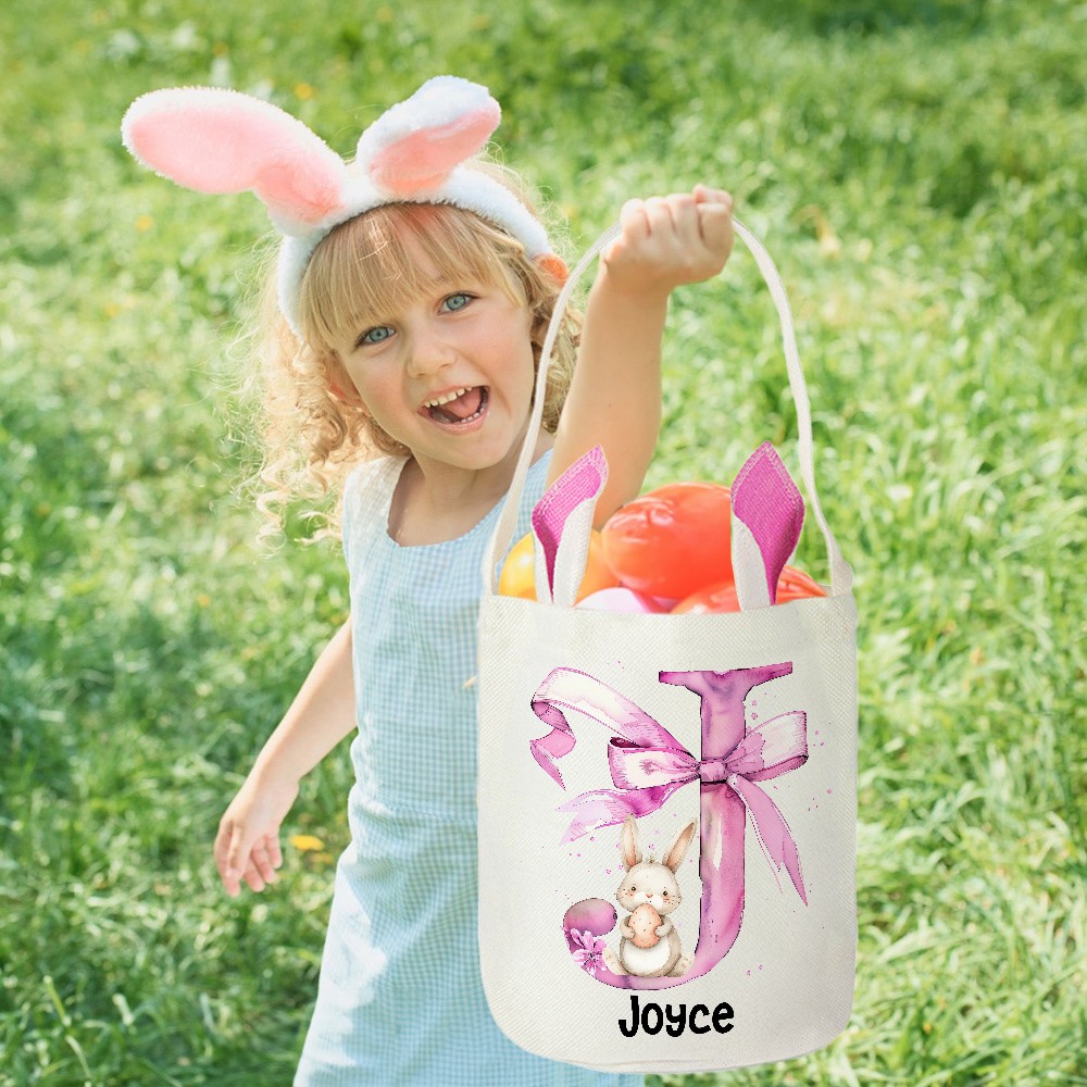 Easter egg basket  with name