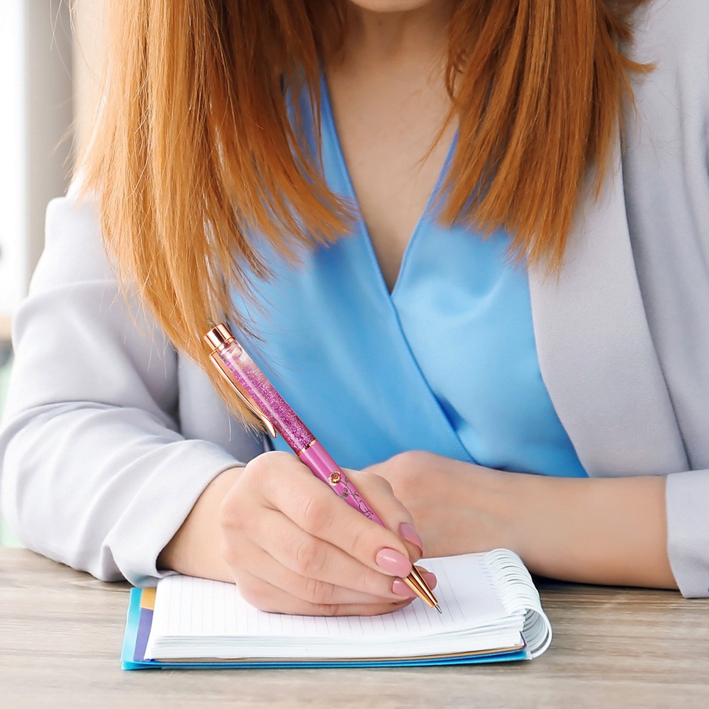 Customized Birth Month Flower Ballpoint Pens
