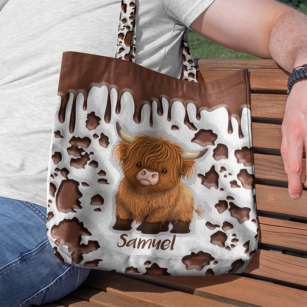 Custom Name Canvas Bag