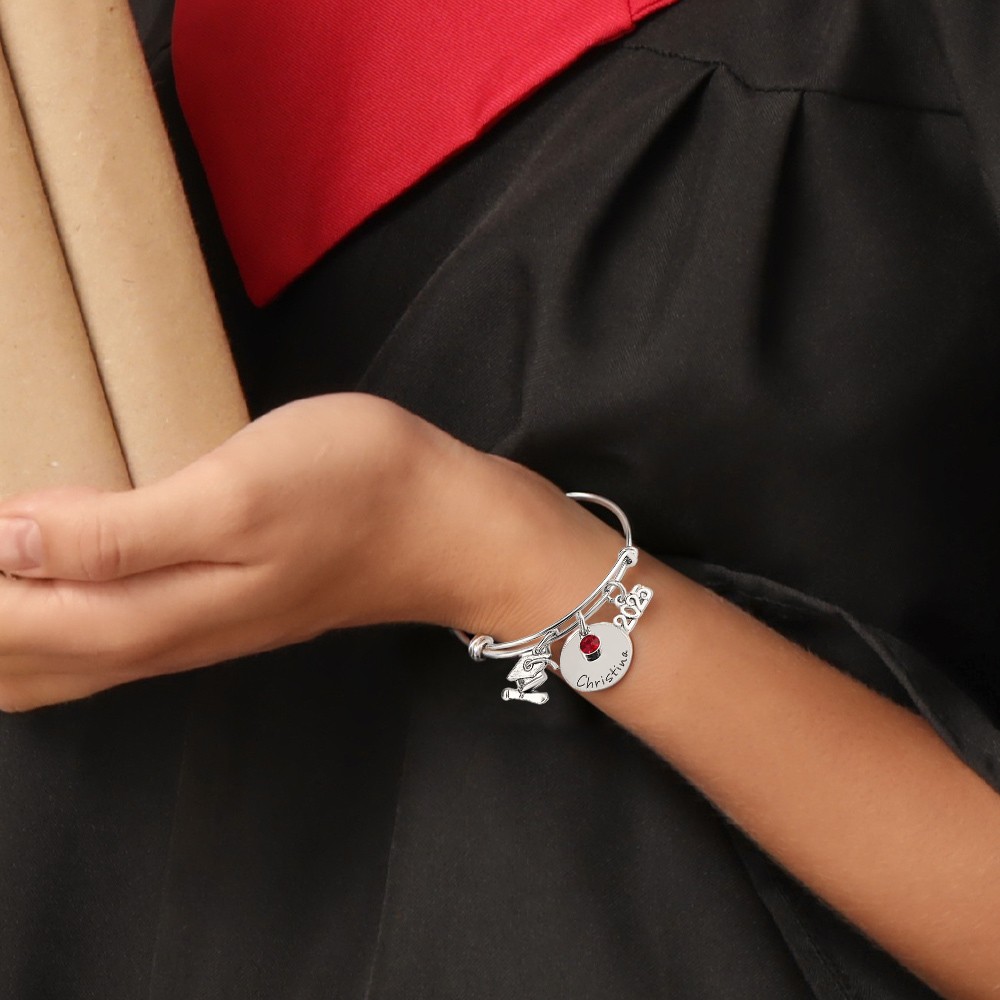  Personalized Graduation Bracelet