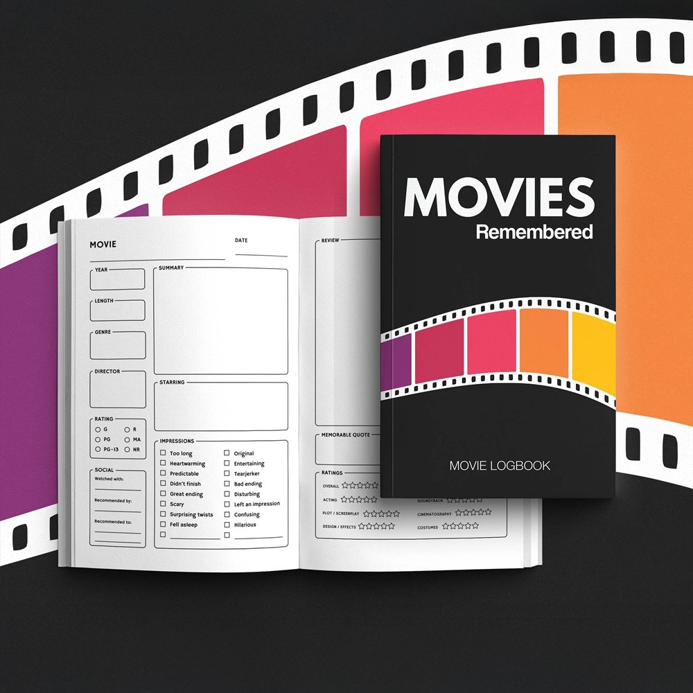 Custom Name and Cover Movies Notebook,