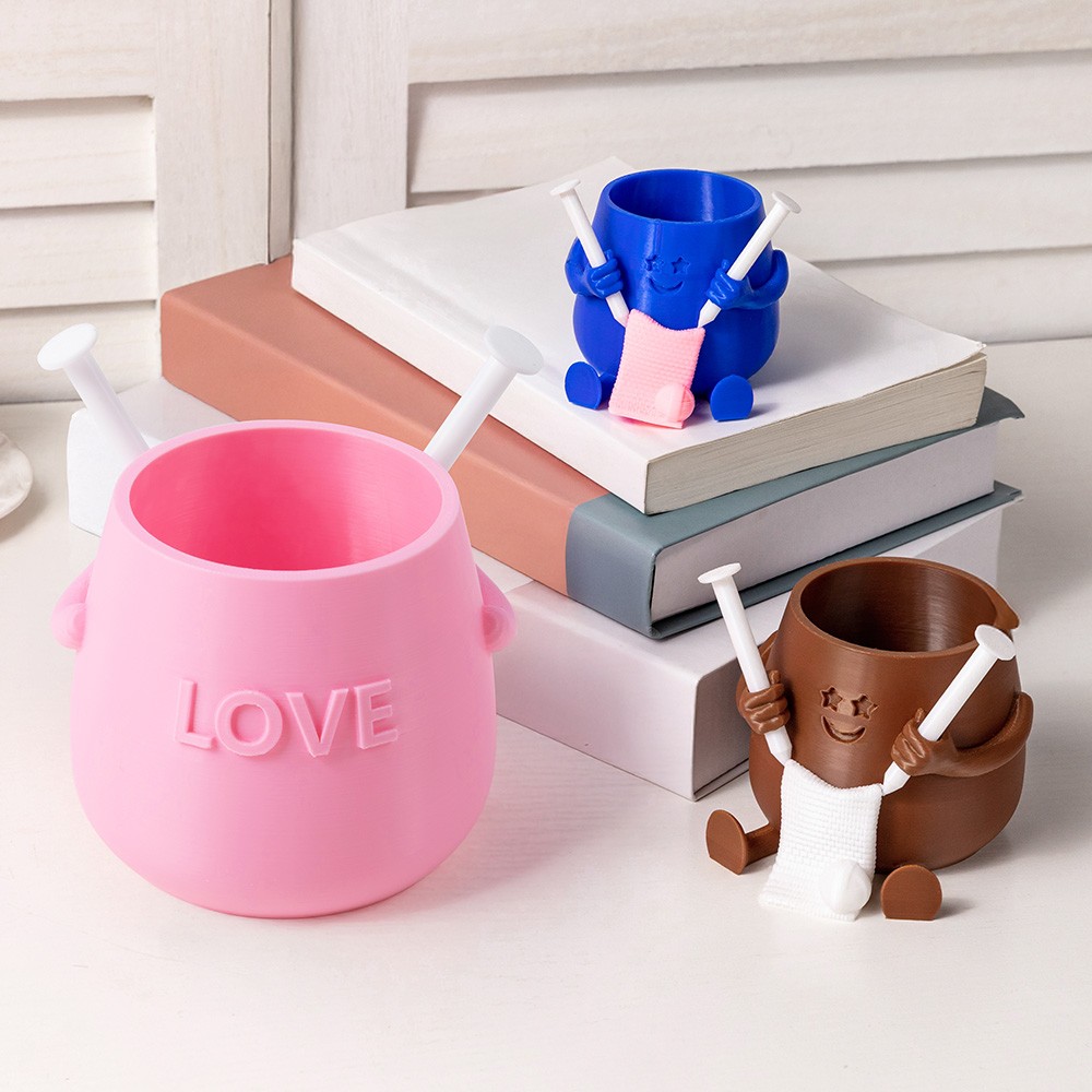 Yarn and knitting tool storage