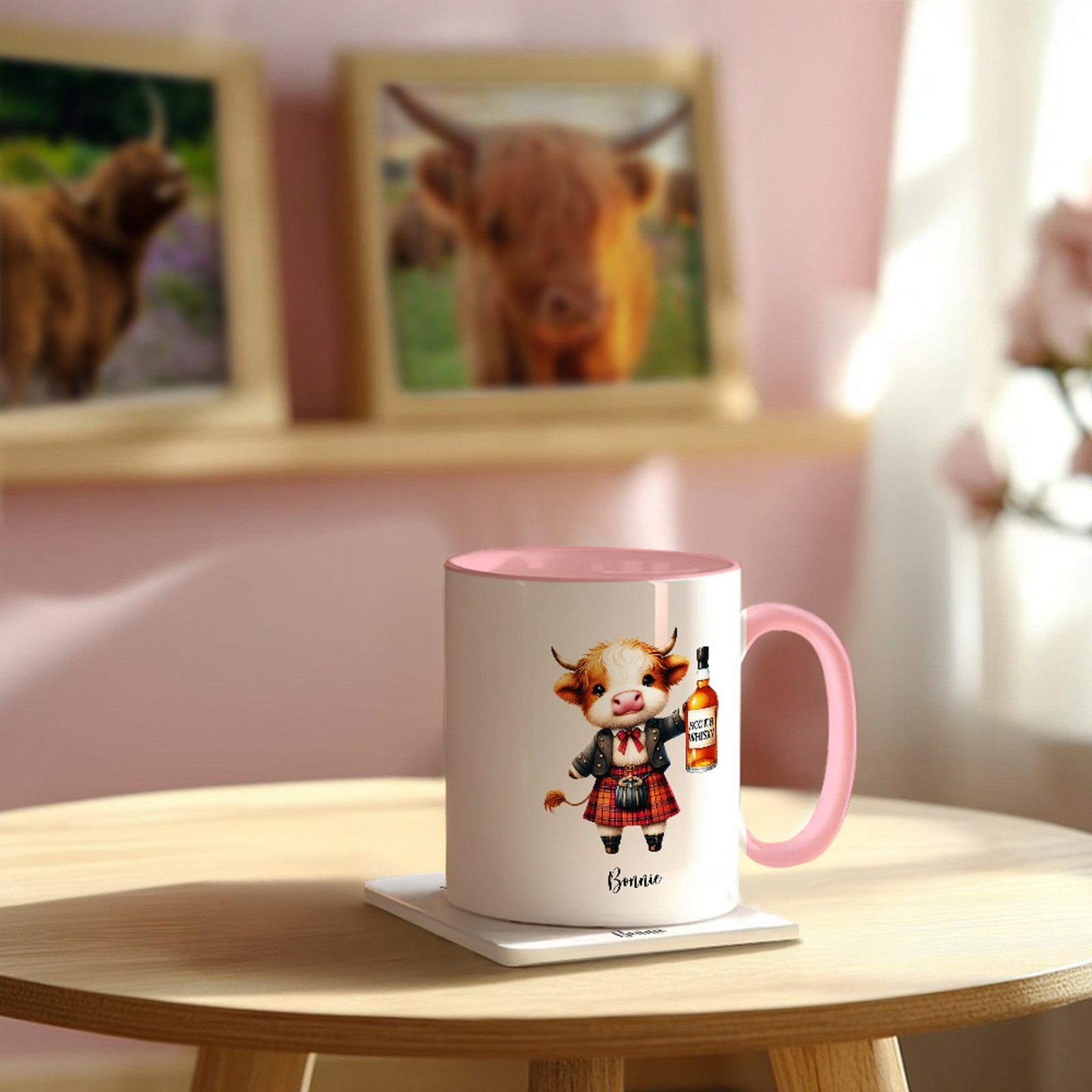 mug with color inside