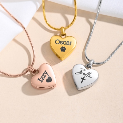 Custom Pet Urn Memorial Jewelry