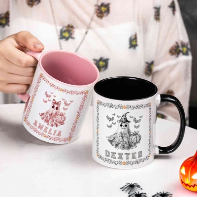 mug with color inside