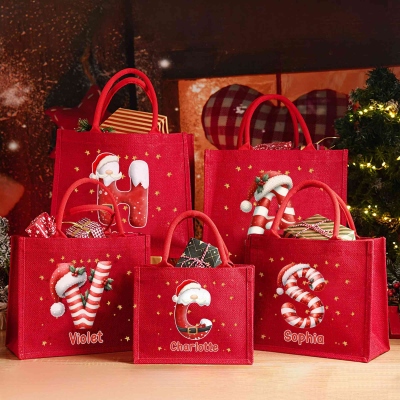Jute bag with name/initial
