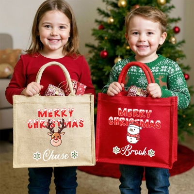 Jute bag with name/initial