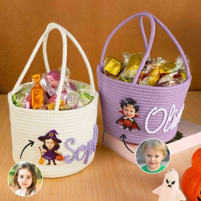 Halloween Candy Basket