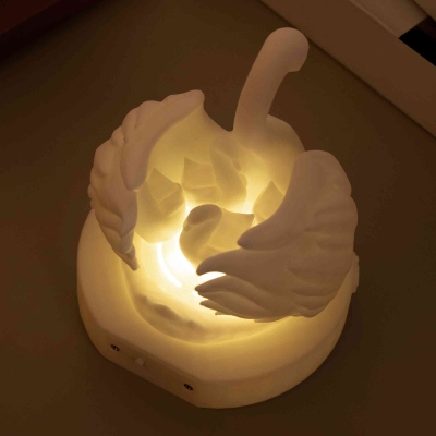 family swan ornaments