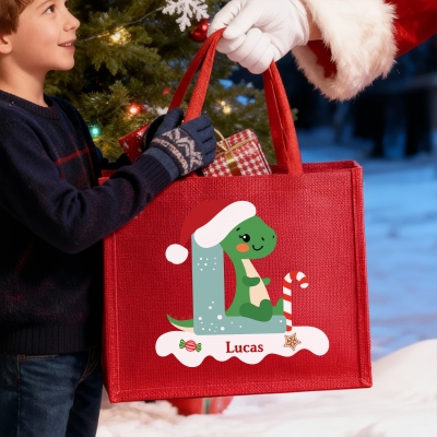 Jute bag with name/initial