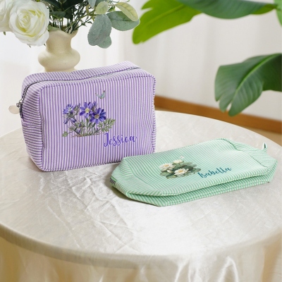 personalized cosmetic bag