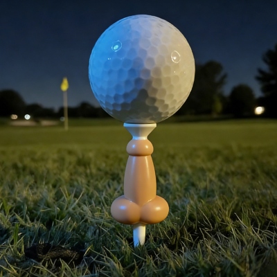 (Set med 2 st) Roliga golft-shirts för vuxna, skämttillbehör för golf, svensexa, födelsedags-/marskalkar-/skämtpresent till golfälskare/make/best man