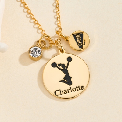 ett cheerlead-hängsmycke