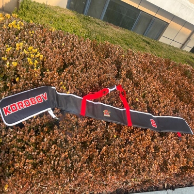 Personalized Name Hockey Stick Bag, Hangable Travel Hockey Stick Reinforced Head Protection Pouch, Sport Accessory, Gift for Hockey Players/Teammates