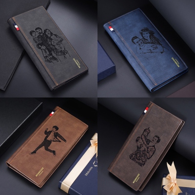 Personalized Name and Photo Leather Wallet