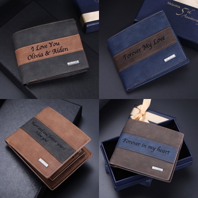 Custom-made Leather Wallet for Men
