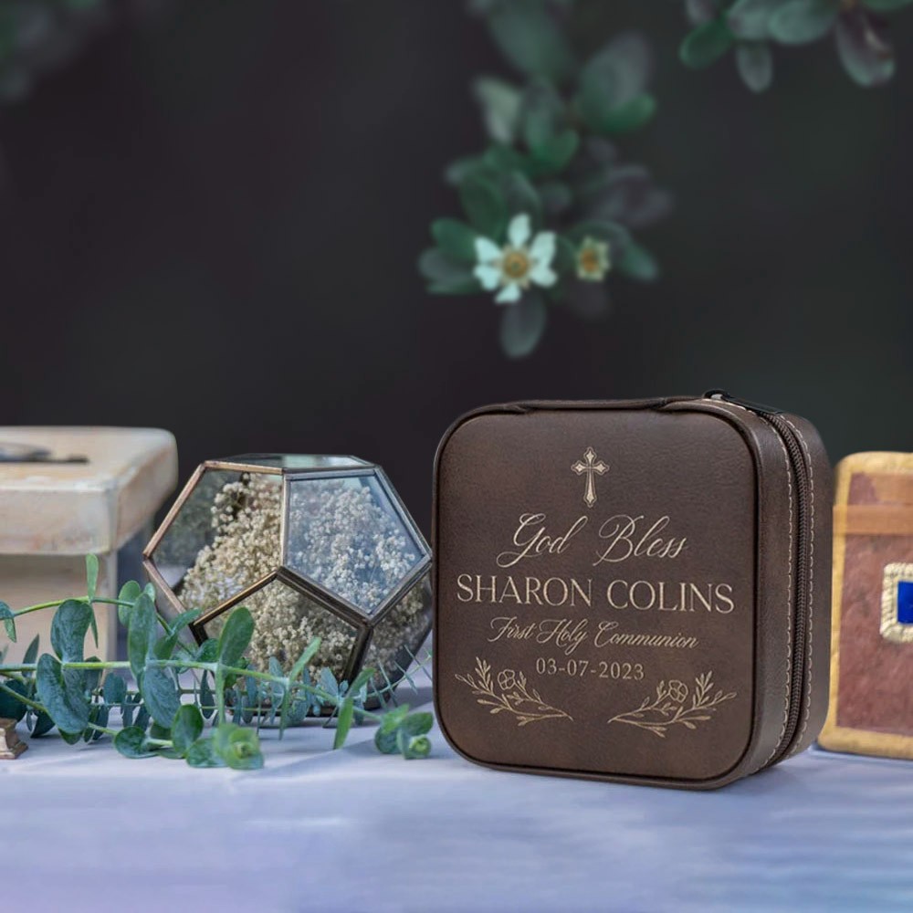 first communion jewelry box for girls