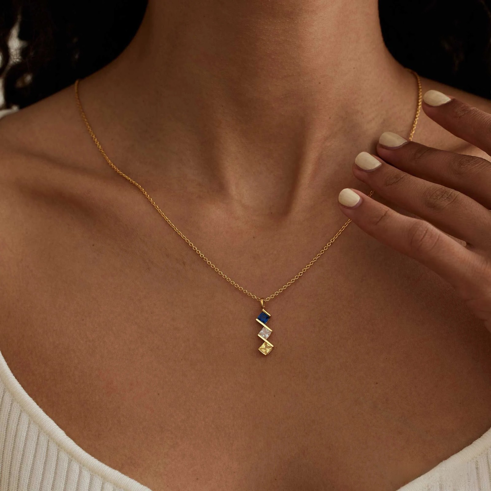 Custom Birthstone Necklace, Multiple Birthstone Necklace, Anniversary Family Gift for Mom, Bridal Gift for Grandma, Birthday Gift for Her