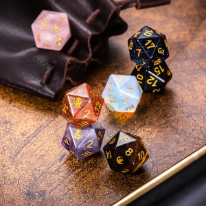 Engraved D20 Dice for DND Games