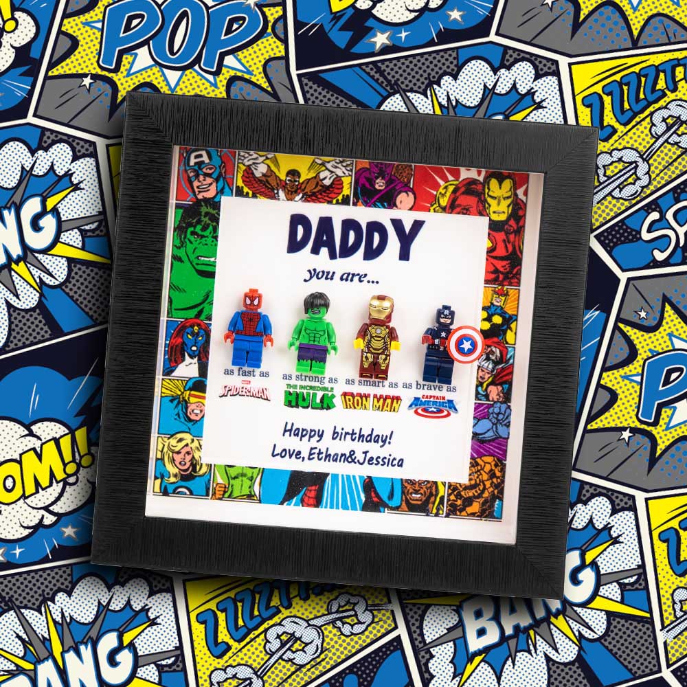 You Are My Superhero Custom Frame Father's Day gift