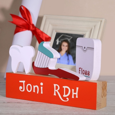 Personalized Dental Gift Wooden Block Set