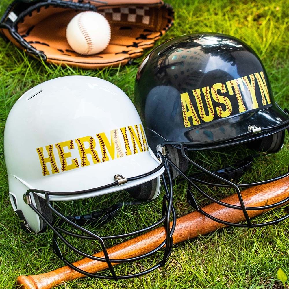 Softball Baseball Helmet Decal