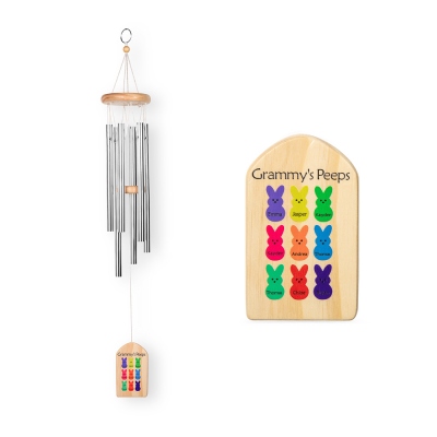 Personalized Easter Bunny Wind Chime