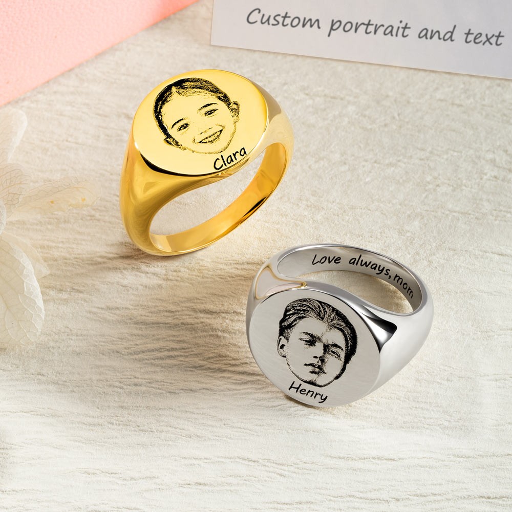 Custom Portrait Ring