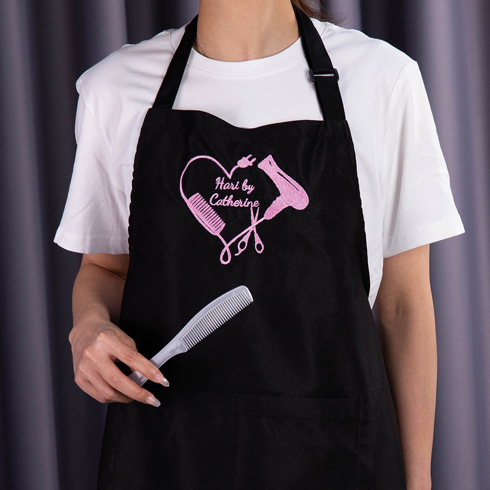 Personalized Hairstylist Apron for Hairdresser Gift