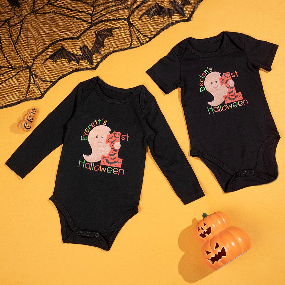 Runmeihe Baby Halloween Kostuum - Vleermuis Outfit Set Met Capuchon Voor 0-18 Maanden