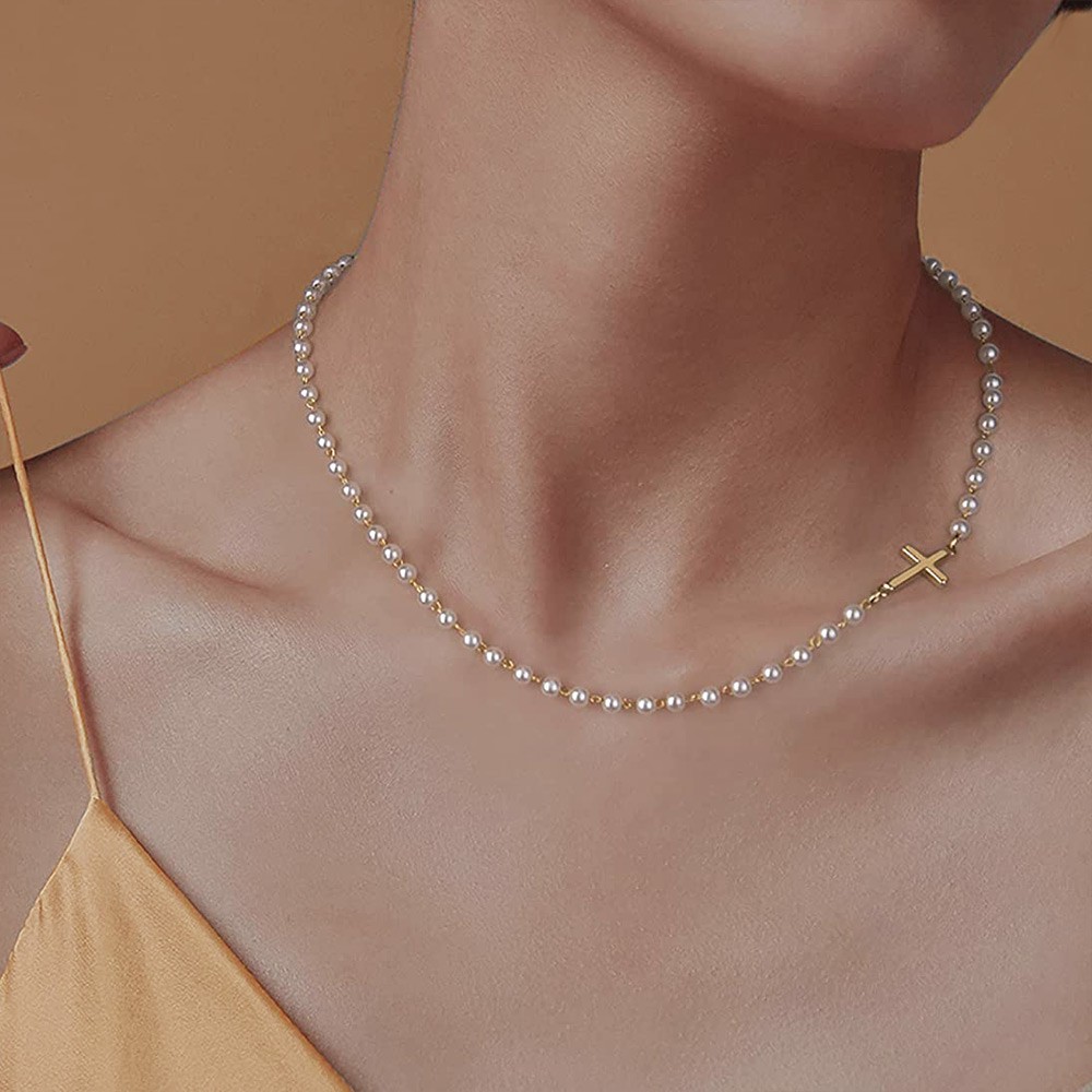 sideways necklace