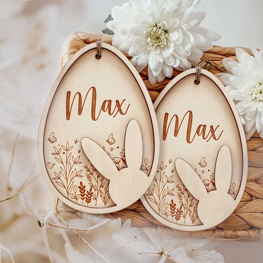 Borsa Personalizzata Personalizzata Per Coniglietto Pasquale Coniglio Decorazione Per Feste Di Buona Pasqua Cestino Per La Caccia Alle Uova Sacco Regalo Per Bambini Per Bambini - Foto 9