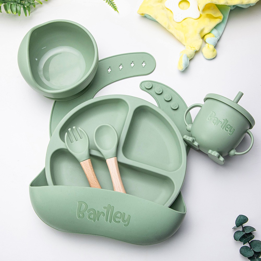 Set De 2 Cuillères De Sevrage En Silicone - Fabriqué En Italie, Sans BPA, Avec étui De Voyage