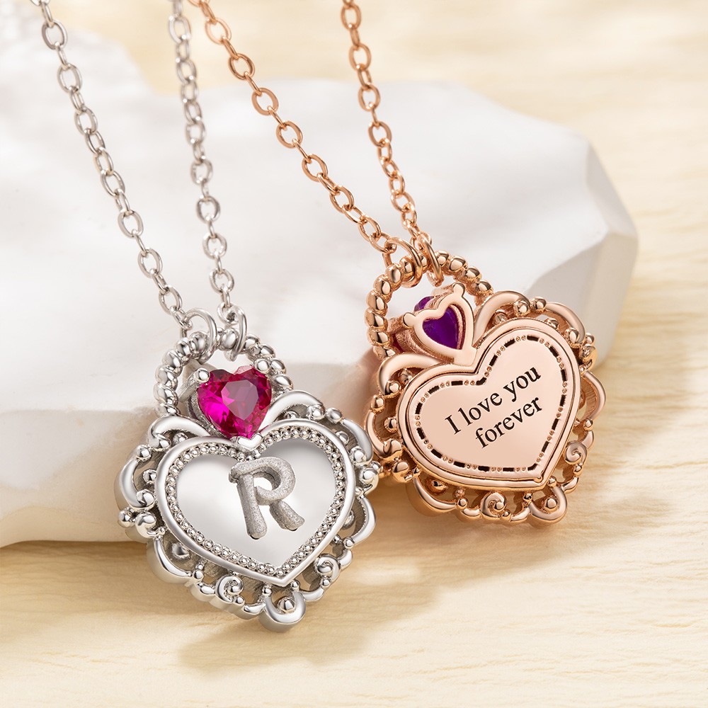 Love Heart Necklace for Women Girls