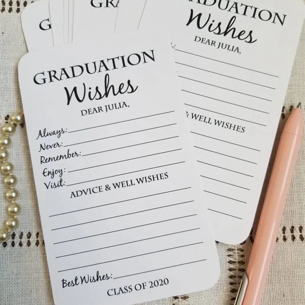 (Set of 15pcs)Graduation Wishes Cards, Advice Cards for Graduation Party, Graduation Party Decorations, Graduation Gift, Graduation Advice