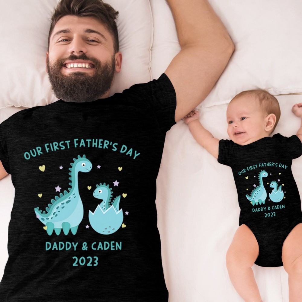 Cotton Father&Baby Bodysuit