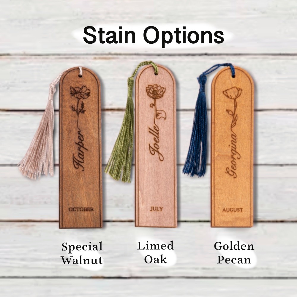 wooden bookmarks for women