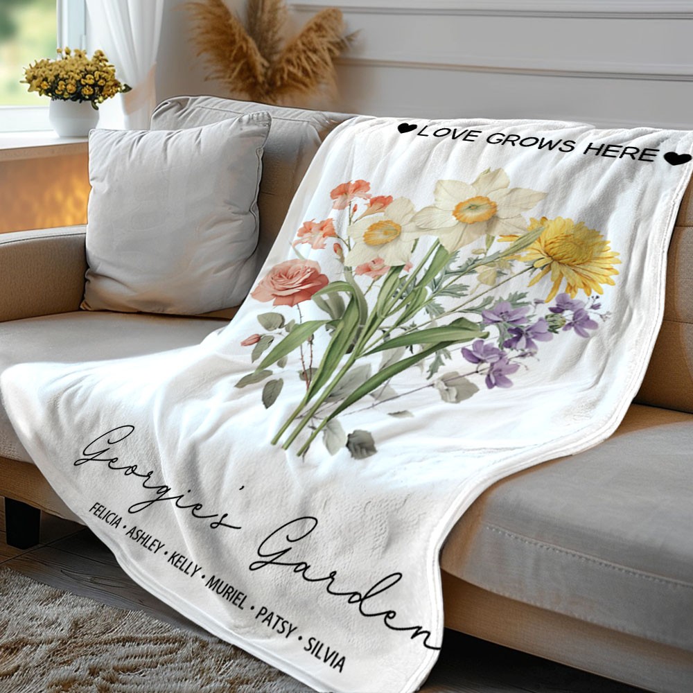 birthflower blanket