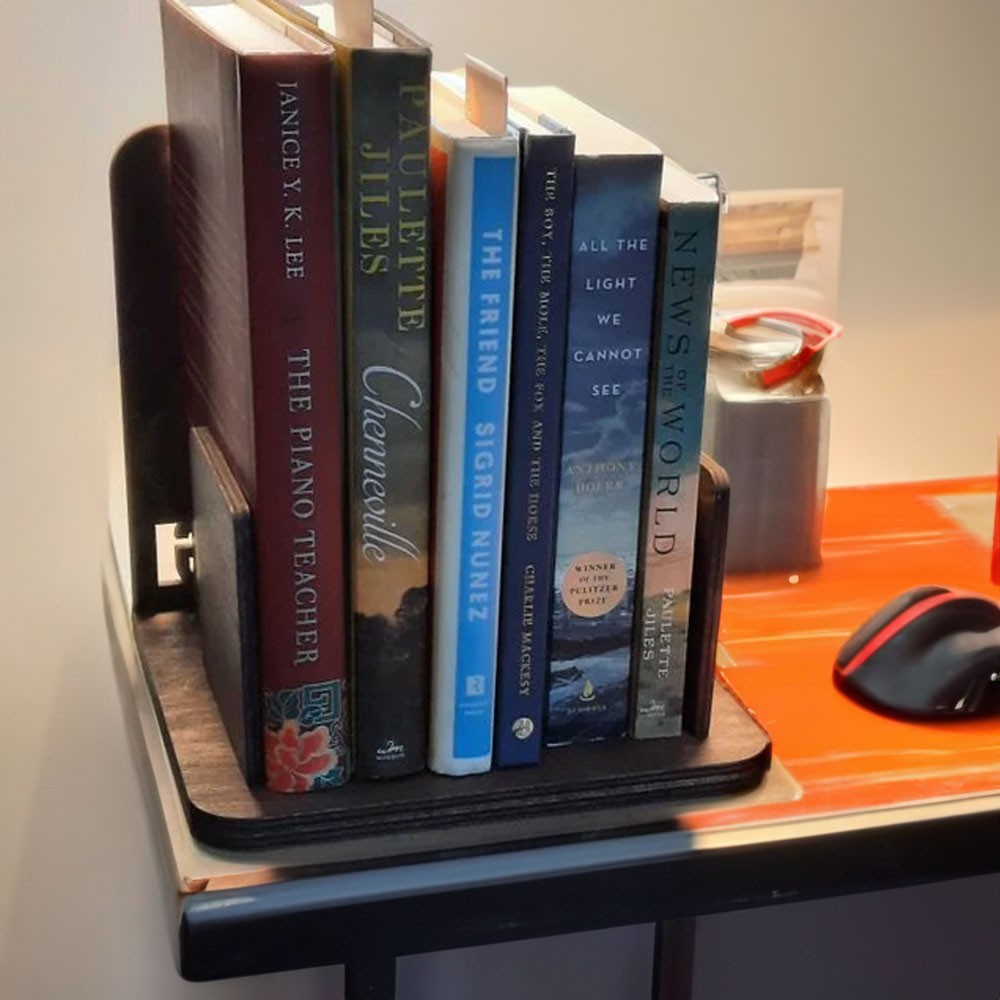 wooden book stand