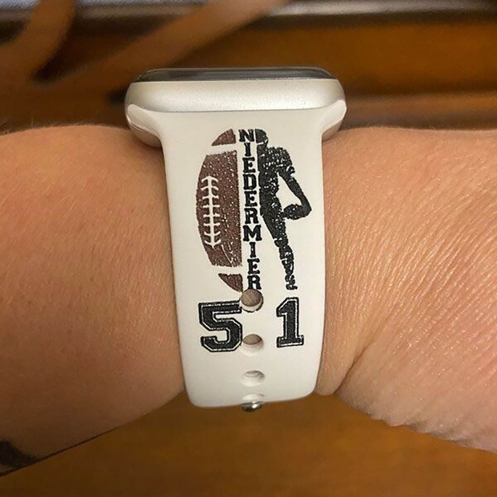 Personalized Football Watch Band for Apple/Fitbit/Samsung