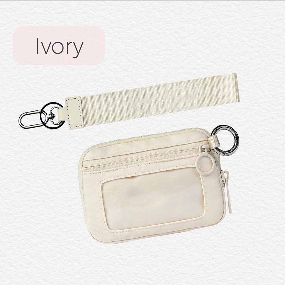 Personalized Keychain Wrist Wallet, Christmas Stocking Stuffer Gift for girls women teens, Custom Wristlet Wallet, Wrist Lanyard Cardholder