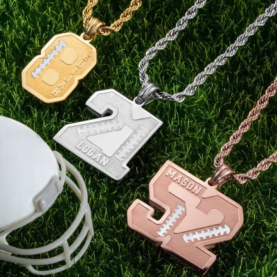 football mom necklace